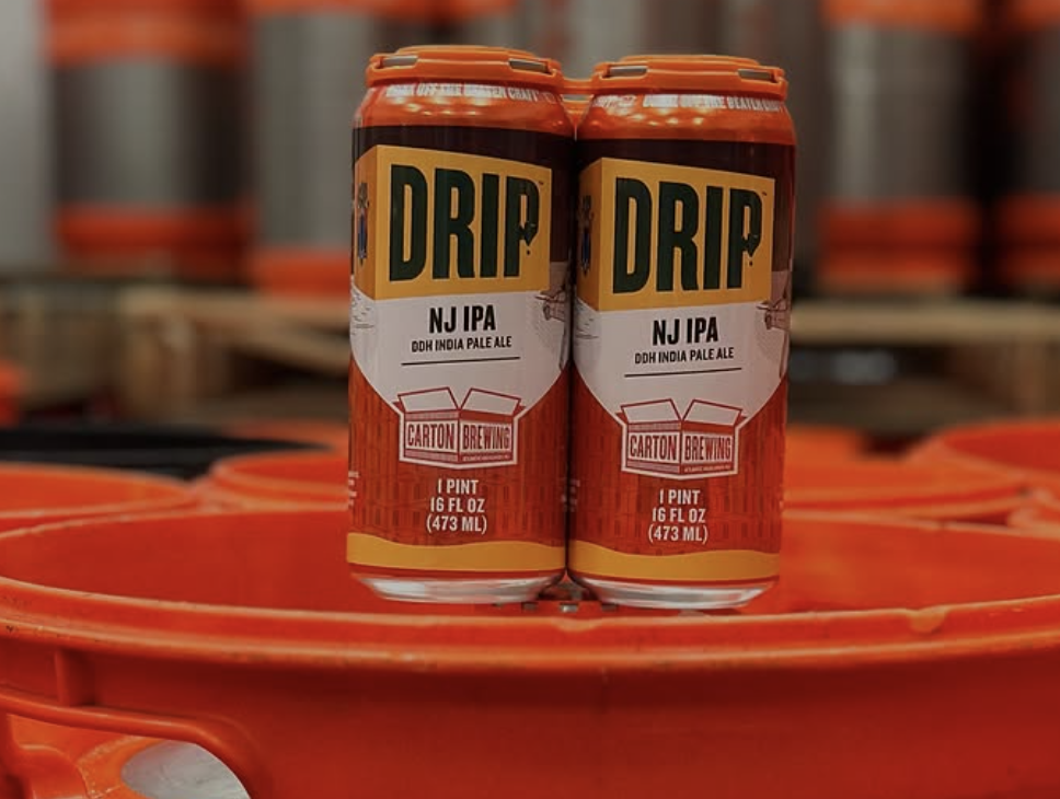 Drip NJ IPA beer from Carton Brewing Company